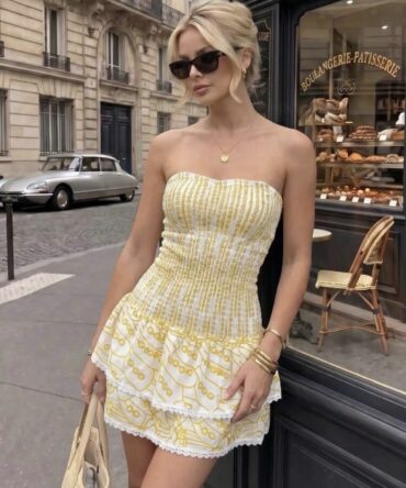 New Summer Women Elegant Fashion Sexy Lace Patchwork Ruffle Hem Floral Print Dress, Bohemian Beach Vacation Dress