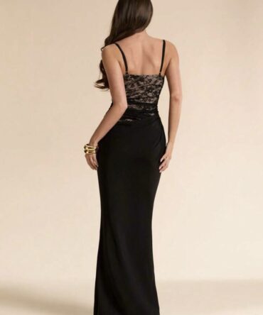 Summer Women's Lace Patchwork Slip Dress Elegant Party